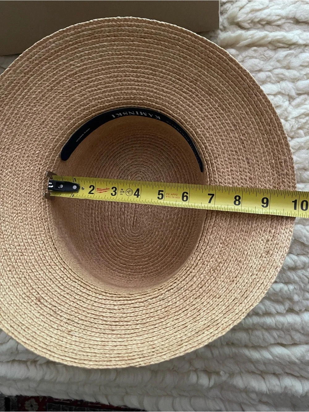 Helen Kaminski Sun Hat - shapable natural wide brim